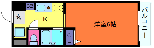 ロジュマン六甲の間取り