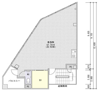 【間取り】 | OFFICE　SANAI　Ⅴ　(テナント) | OFFICE　SANAI　Ⅴ　区画図
