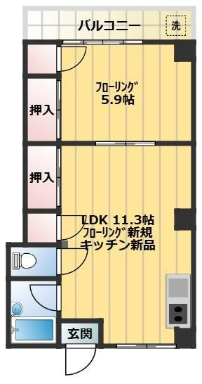 川口市末広２丁目の賃貸マンション