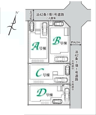 【区画図】 | 富士見市水谷東　全4棟　A号棟 | A号棟