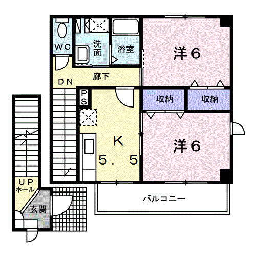 ラフィーネの間取り