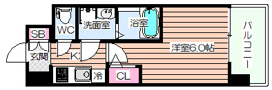 【間取り】 | エスリードレジデンス大阪WEST