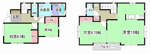 【間取り】 | 【仲介手数料０円】平塚市西真土1丁目　中古戸建 | 平塚市西真土1丁目　中古戸建