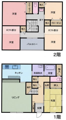 取手市高須戸建の間取り