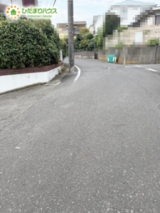 流山市東深井第4　新築戸建　1号棟の前面道路含む現地写真|接道：北西側5ｍ公道・北側6ｍ公道