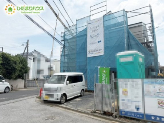流山市東深井第4　新築戸建　1号棟の駐車場
