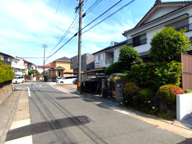 緑区曽根4期　売地　1号地の前面道路含む現地写真|現地写真　2026年5月14日撮影(上物あり)