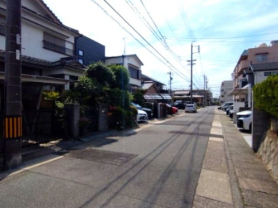 緑区曽根4期　売地　1号地の前面道路含む現地写真|現地写真　2026年5月14日撮影(上物あり)