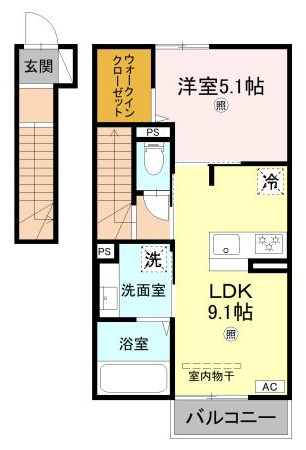グランクレール西二見の間取り