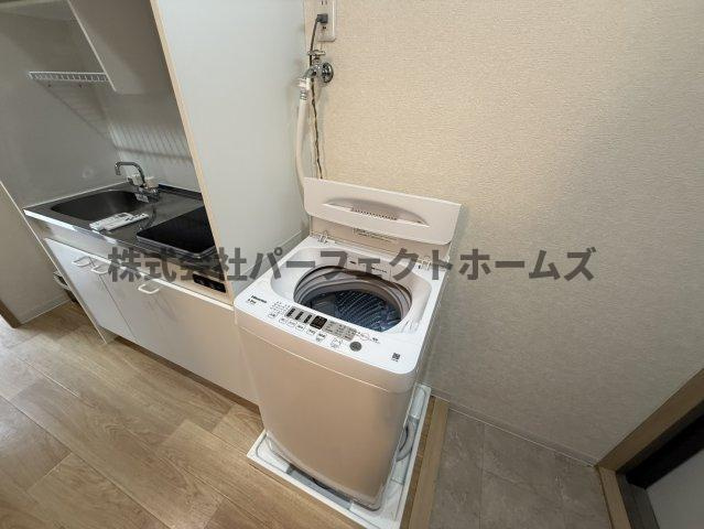 星ヶ丘ハイツＢの設備|洗濯機置場です