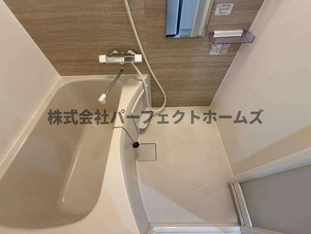 星ヶ丘ハイツＢの浴室|落ち着いた空間のお風呂です