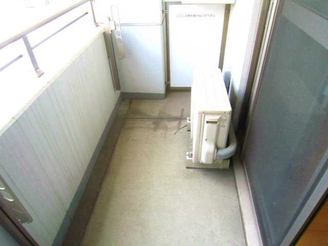 アトラス白山のバルコニー