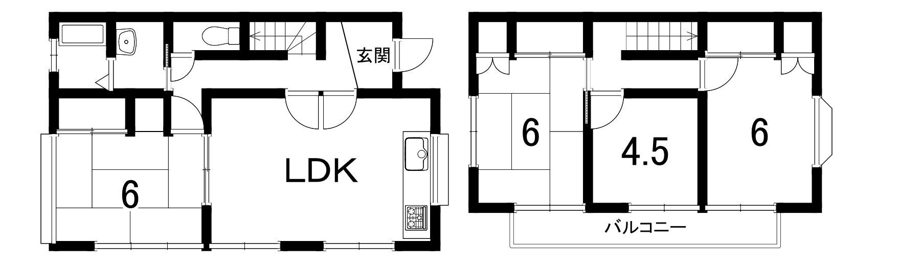小山市大字羽川288-12、288-60の間取り