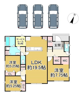 【間取り】 | 川西市大和東2丁目6の6　新築一戸建て