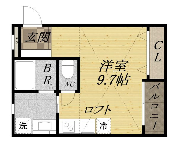 WIND BELL高司の間取り