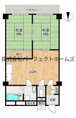 ネオライフ枚方の間取り