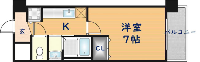 【間取り】 | ベルドミール末広五番館