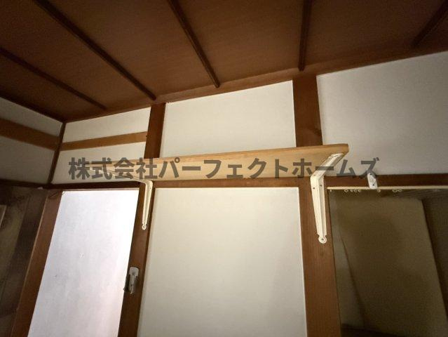 黒原新町テラスハウスの収納|収納のためのスペースです
