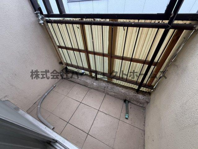 黒原新町テラスハウスのバルコニー|広々としたバルコニーです