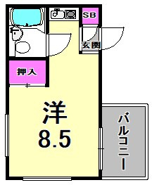 ニューハーモニーセンタービルの間取り