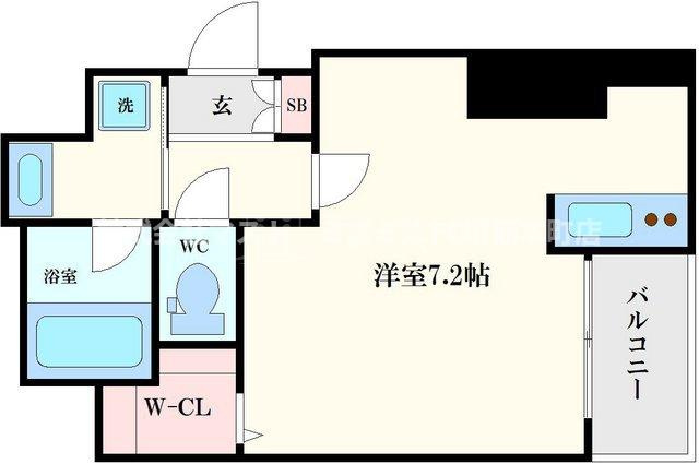 エスライズ堺筋本町の間取り