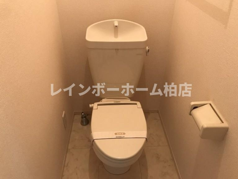 仲介手数料（賃料の1.10ヵ月）の50％OFF対象物件！のトイレ|コンパクトで使いやすいトイレです
