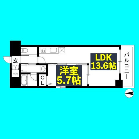 ラヴィータ泉の間取り