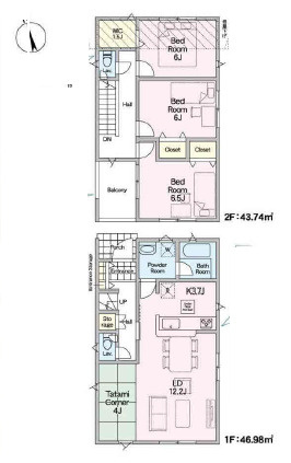 秦野市千村第13　新築戸建　全3棟1号棟