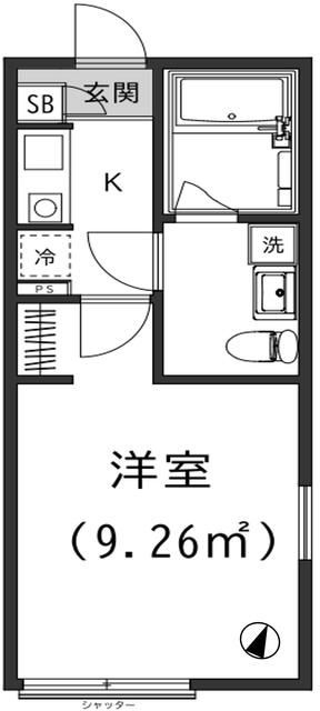 荒川区荒川５丁目のアパート