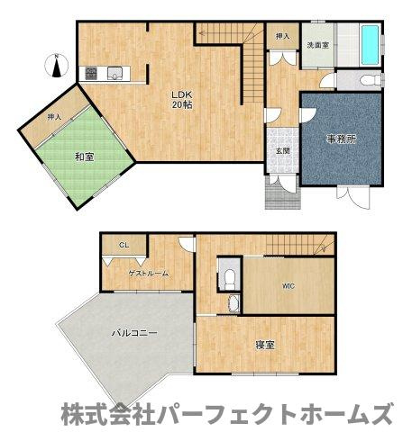 氷室台1丁目戸建の間取り