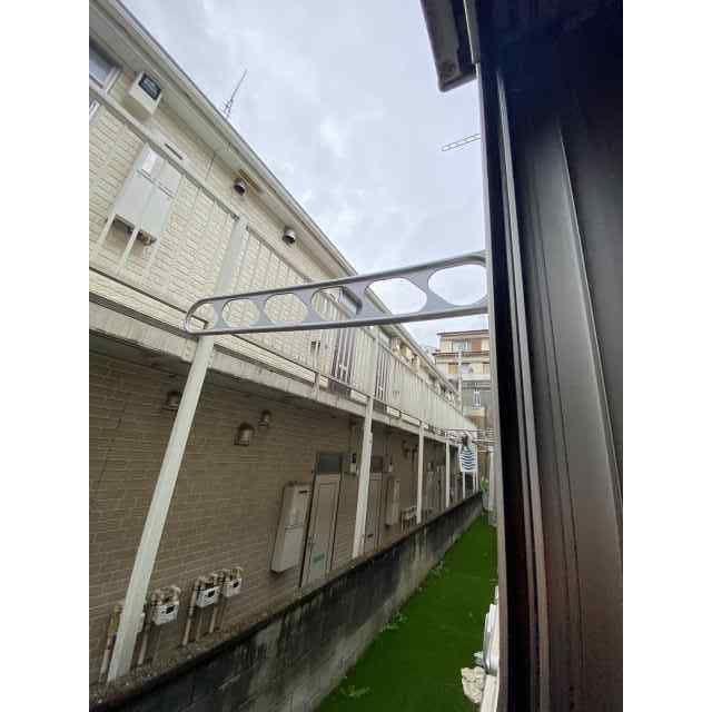 横浜市中区竹之丸のアパートの展望