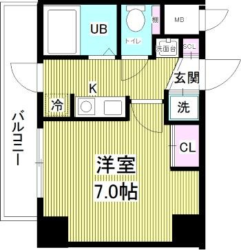 ＶＡＲＩＡＮＴ　Ｓ．の間取り