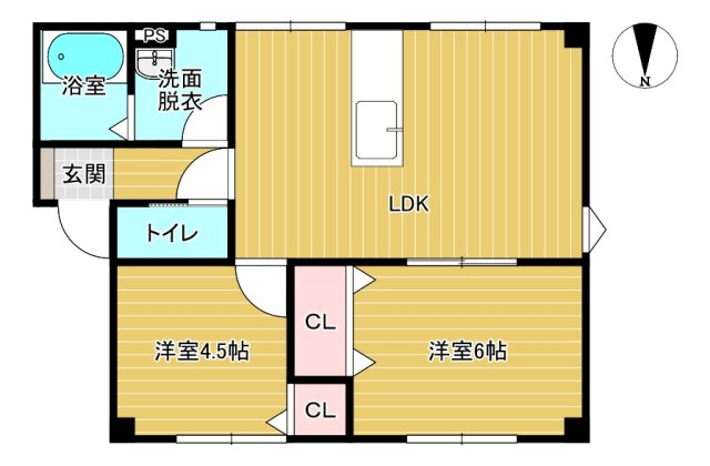 【間取り】 | プラドール　C棟