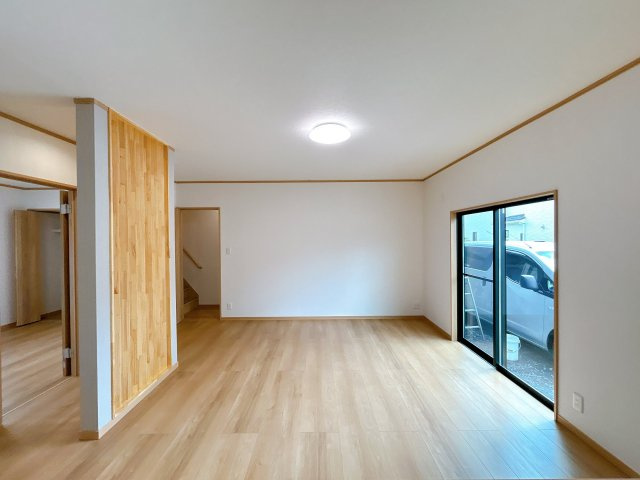 中古戸建　郡山市安積北井2丁目　安積第一小・安積中の居間・リビング|【リフォーム中】