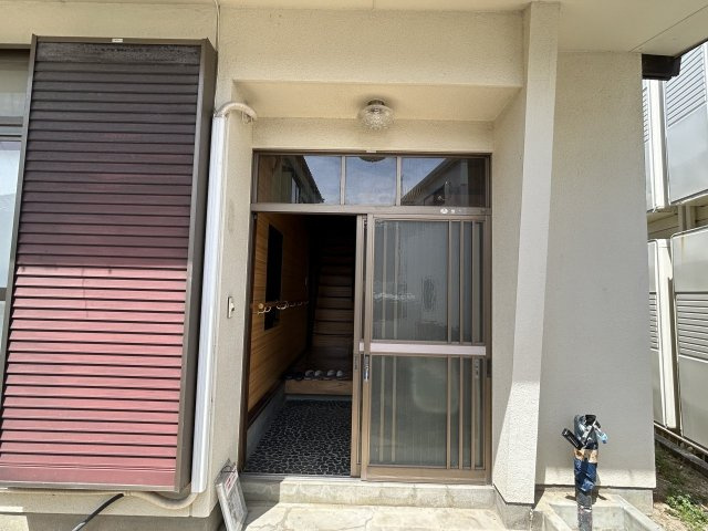中古戸建　郡山市安積北井2丁目　安積第一小・安積中の玄関|玄関扉は新品交換予定です。