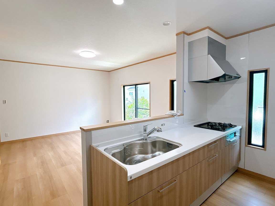 中古戸建　郡山市安積北井2丁目　安積第一小・安積中のキッチン|【リフォーム中】