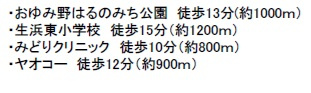 千葉市中央区生実町の周辺
