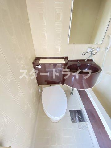 大阪市淀川区東三国６丁目の賃貸マンションのトイレ