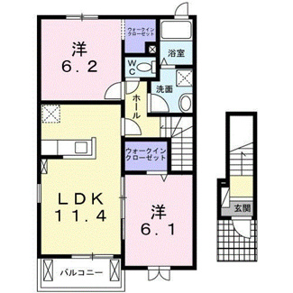 【間取り】 | グランツ　ＴＡ・ＴＵ・ＭＩ　Ⅱ | 間取図