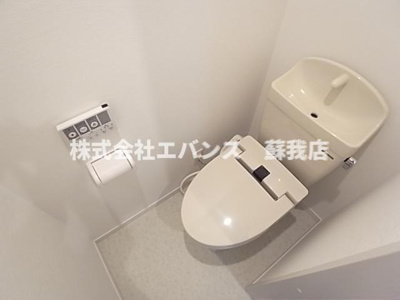 【トイレ】 | フェリス浜野町 | コンパクトで使いやすいトイレです