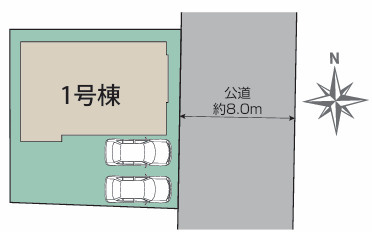 【区画図】 | 平塚市ふじみ野１丁目　限定１棟　新築住宅