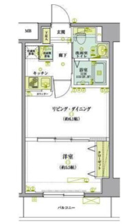 【間取り】 | リヴシティ錦糸町弐番館 | 間取りです。