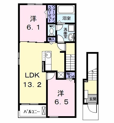 ルチェンテⅡの間取り