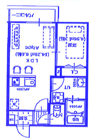 クレア原市の間取り