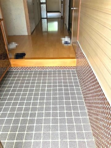 敦賀市新松島町中古戸建の玄関