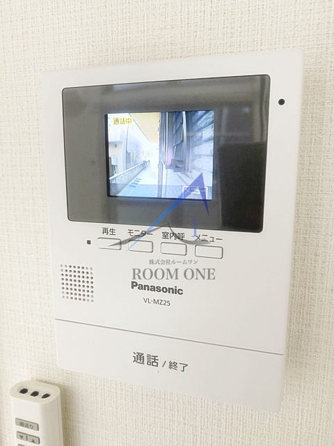 ロワール行徳Ⅱのセキュリティ|モニター付きインターホンです。