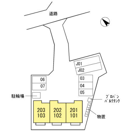 グラン・アイールの区画図