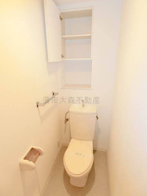 多摩川パークホームズのトイレ|温水洗浄便座付き　トイレ　