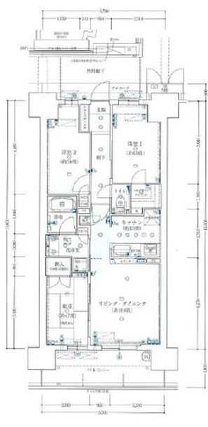 大阪ベイレジデンスの間取り