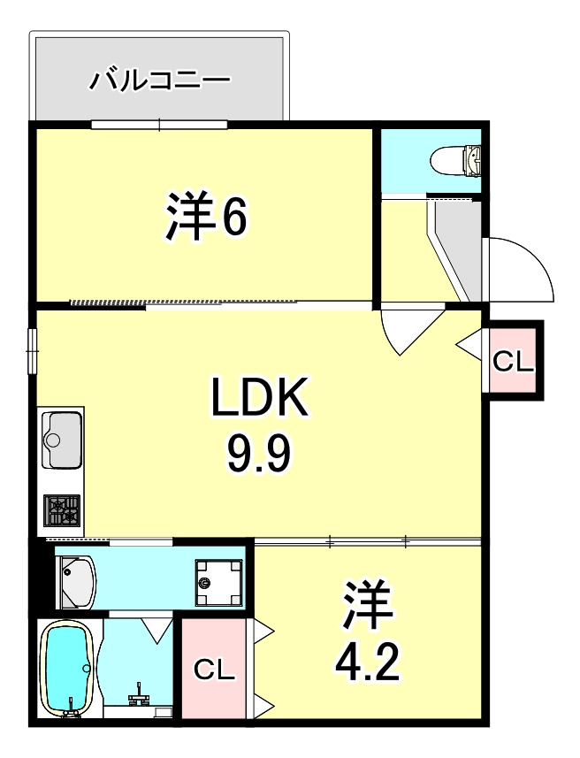 The　Residence　大庄西町の間取り
